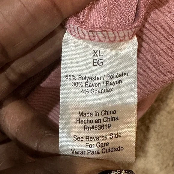 Women’s Blush Pink Cowl Neck Sweater - XL - NWT - The Sweatshirt Project - Picture 5 of 8